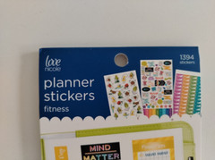 2 sticker books Fitness Seasons Basics Planner Stickers Value Packs