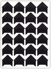 Black Photo Corners Self Adhesive Stickers,120piece Acid Free Photo/Picture Moun