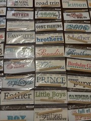 Lot of 72 My Mind’s Eye Bohemia Transfer Titles Rub-Ons Scrapbook