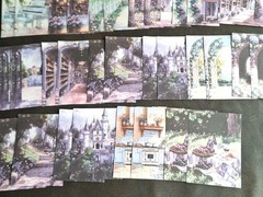 100Pc Scrapbooking Craft Paper Pack Occurred In Summer Mansions Very Nice