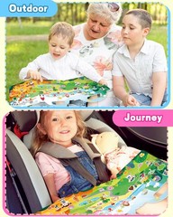 Reusable Sticker Book for Toddlers, Travel Stickers for , Craft Activities To…