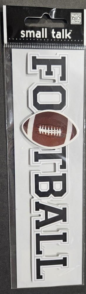 Me&My Big Ideas Small Talk- Football 6 1/2″