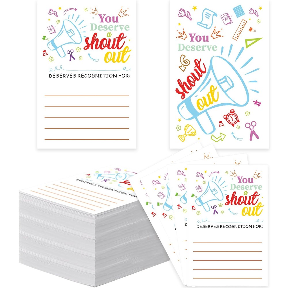 120 PCS Positive Shout Out Cards, Appreciation Reward Card for Students, Enco…