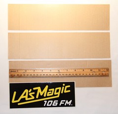 Vintage 70s 80s Radio Station and Record Store Bumper Stickers, Power 106