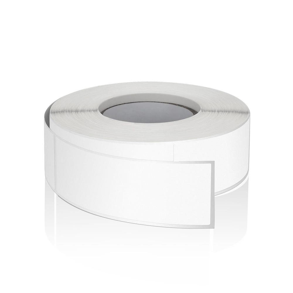White Rectangle Stickers 3 x 1 Inch Color Coding Labels Vinyl Roll Self-Adhes…