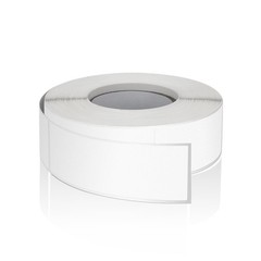 White Rectangle Stickers 3 x 1 Inch Color Coding Labels Vinyl Roll Self-Adhes…