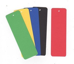 Bookmark Die Cuts – 10 each – Blank – ready to decorate – – you choose color