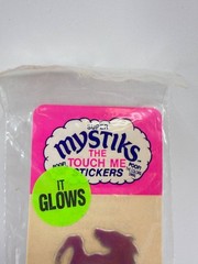 Vintage Super Mystiks Pegasus Liquid Crystal Sticker NOS Color Change