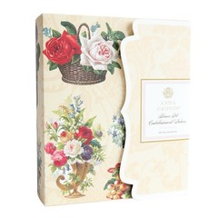 Anna Griffin Flower Pot Stickers, 20 pcs, 1 ea/20 designs, Perfect on any card!
