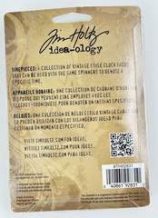 Jim Holtz Idea-Ology Timepieces Clock Faces Embellishment Scrapbooking Crafts