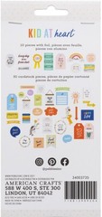 Pebbles Kid at Heart EPHEMER, Phrase W/Foil Accents 40 Stickers
