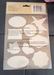 Crafter Square Stickers – butterflies and flowers, 9 pc