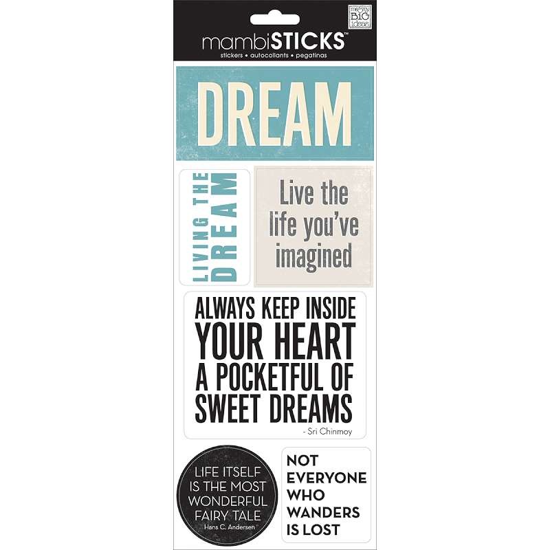 Sayings Stickers Dream