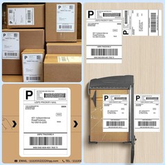 40 Sheets Sticker Paper 8.5×11, Compatible with Laser & Inkjet Printers