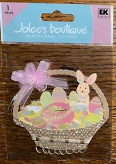 RARE Jolees Basket Goodies EASTER Bunnies Bunny Decorated Eggs Jelly Beans Candy