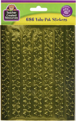 Gold Foil Star Stickers Value-Pak (100 Stickers)