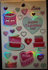 RECOLLECTIONS VALENTINE’S DAY STICKER BOOK 295 PC STICKERS 12 SHEETS ROMANCE