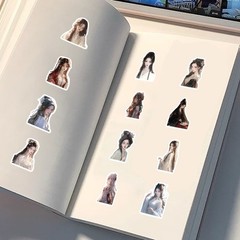 100PCs Beautiful Sexy Asian Women Stickers Waterproof For Journal,Water bottles