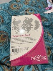 Heartfelt creations 3 pc. craft dies. Peacock Paisley