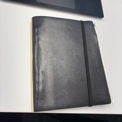 PLOTTER a5 Pueblo Leather Ring Binder – Includes Pen Loop & Elastic