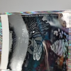 Vtg Scholastic Holographic Sticker Honey Bee Flower Please Return To Book Plate