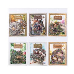 40Pcs Vintage Guide Board PET Stickers Junk Journal Album Scrapbooking Collage
