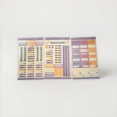 Hubman & Chubgirl | Hobonichi Cousin | Warm and Cozy Planner Sticker Kit