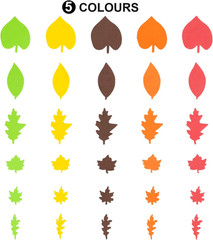 Bulk 540Pcs Thanksgiving Foam Stickers,Fall Leaf Stickers Adhesive Foam Maple Le