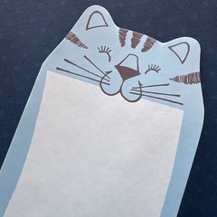 Vintage 80s Note Stationary Paper Sheets Feeling Blue 1983 Cat Sweet Message Lot