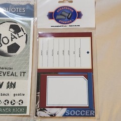NEW Lot SOCCER Stickers Transfer Titles Shaker Box Photo Player Card -A
