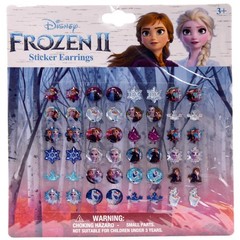 Disney Frozen Sticker Earrings – Set of 48 (24 Pairs) Features Olaf, Anna