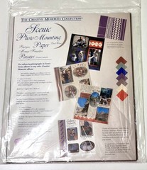 New Creative Memories Scenic Photo Mounting Paper Pack Die Cut Geometric Shapes