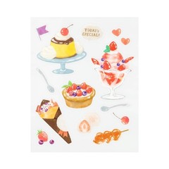 MIDORI sticker transfer glossy snack pattern 82699006
