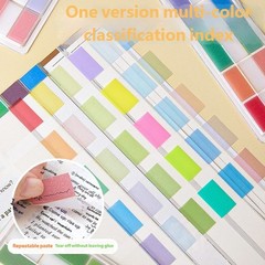 120Sheets Clear Adhesive Label Sticker 38x25mm Adhesive Note Book Page Marker