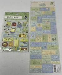 Lot Baby Boy Scrapbooking Stickers Packs Jolee’s Boutique K&Company Susan Branch