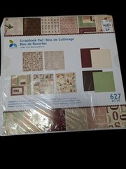 Scrapbooking Lot,25 Sheets of Asst. Paper, Refill Pages, 626 Item Kit. See Pics