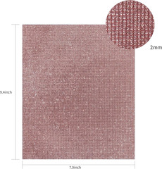Bling Rhinestone Sheets Self Adhesive for Decoration, 9.4 X 7.9 Inch Rhinestone