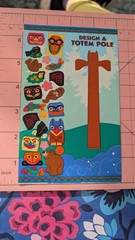 Vintage Sandylion Design A Totem Pole Maxi Sheet Activity Sheet 1 Sheet