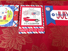 #K178 – JULY 4TH CELEBRATION PATRIOTIC DOODLEBUG SCRAPBOOK CARD KIT 10pcs A2
