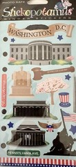 Stickopotamus Washington DC Monuments Binder Stickers Arts Crafts Scrapbooking