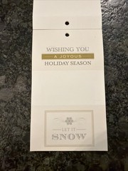 Anna Griffin Winter Wonderland Vellum Quote Stickers Used