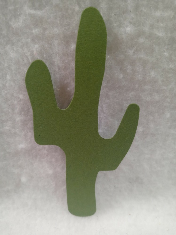 $1 Die Cuts Cactus 4 Inches Tall — NEW From Sizzix Set Of 4 Scrapbooking Cards