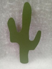 $1 Die Cuts Cactus 4 Inches Tall — NEW From Sizzix Set Of 4 Scrapbooking Cards