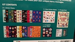 Sticker Bomb – 600+ Stickers And Book – I LOVE CHRISTMAS THEME!