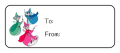 TO FROM GIFT TAGS FAIRY STICKERS ENVELOPE SEALS LABELS FAVORS 2.625″ x 1″ (30)