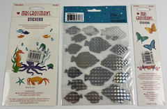 Mrs. Grossman’s Sea Creatures Stickers 3 Sheets & Dragonfly 2 Sheets NIP VTG 90s
