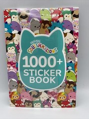 BRAND NEW Original Squishmallows 1000+ Sticker Book AUTHENTIC KellyToy 30 Pages