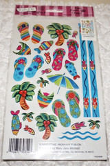 5 New Sheets Stickers: Paradise, Under the Sea, Metallic Fish, and Summertime