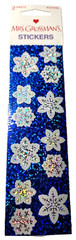 Mrs Grossman’s Brand New in Package Sparkle Snowflakes Stickers Prismatic 2003