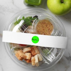 Removable Fluorescent Green Sticker Dots 3/4 Inch | Round Labels for Color Codin